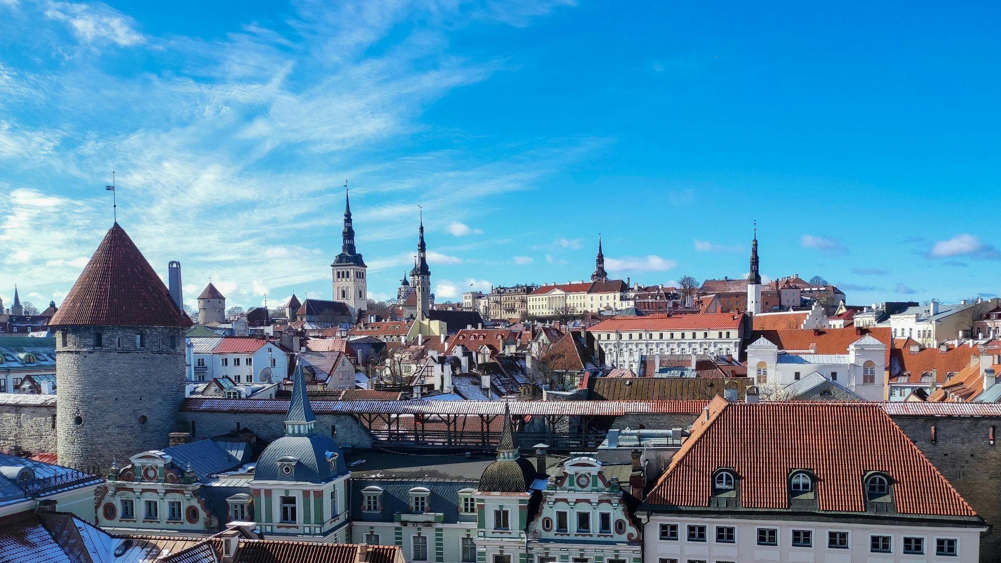 Tallinn Old Town skyline